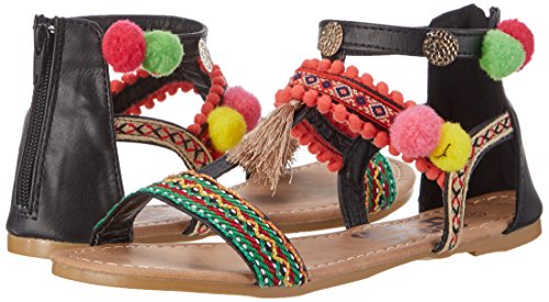 Refresh 063364, Sandalias con Punta Abierta Mujer, Negro (Black), 39 EU