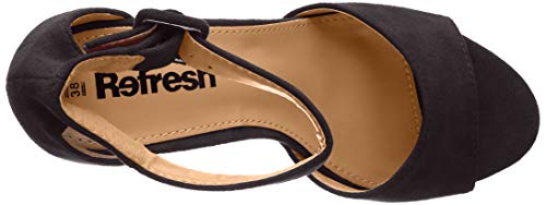 Refresh 69541.0, Zapatos con Tira de Tobillo para Mujer, Negro, 37 EU