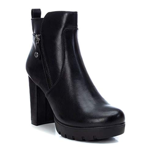 REFRESH - Botín Casual con Tacón para Mujer - Color Negro