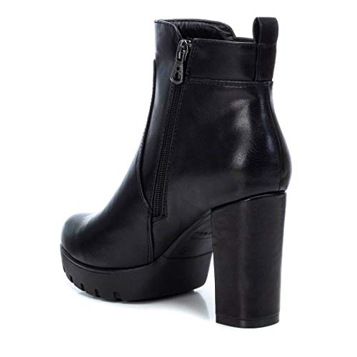 REFRESH - Botín Casual con Tacón para Mujer - Color Negro