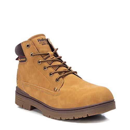 REFRESH - Botín Militar para Hombre - Color Camel - Talla 43