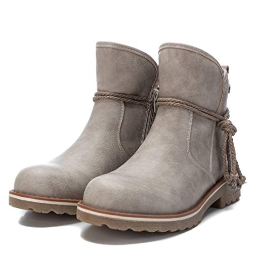 REFRESH - Botín Motera para Mujer - Color Blanco