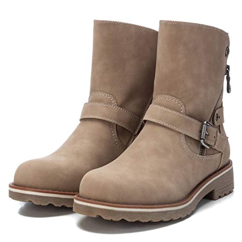 REFRESH - Botín Motera para Mujer - Color Marrón