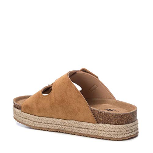 REFRESH - Sandalia para Mujer - Tacón 4 cm - Color Camel - Talla 38