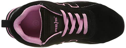 REIS BRARGENTI39 - Zapatos, Color Negro y Rosa, 39 EU