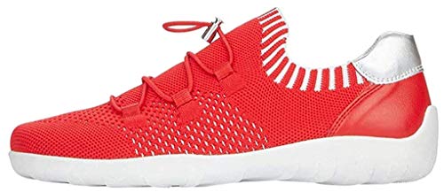 Remonte Mujer Mocasines R3513, señora Zapatilla Deportiva,Calzado de Medio Zapato,Slip-on,Zapato de Ocio,Slip-in Abierto,Flamme/Rosso,42 EU / 8 UK