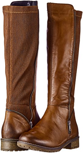 Remonte R3325, Botas Altas Mujer, Marrón (Mahagoni/Sherry/Mogano 25), 42 EU