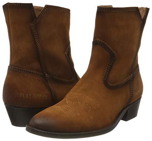 REPLAY New Gipsy-Primordial, Botas Camperas Mujer, Marrón (Tan 56), 38 EU