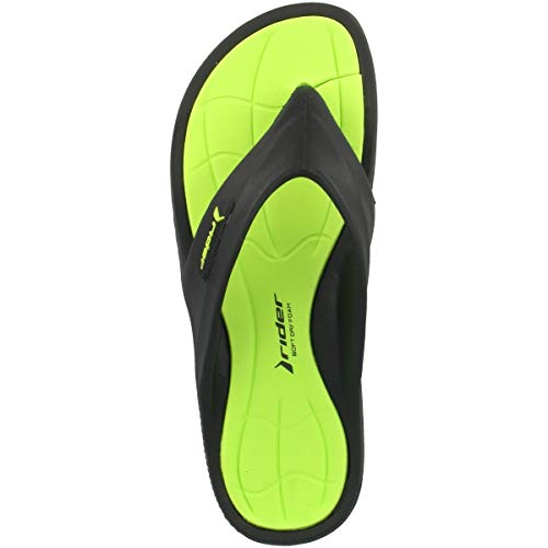 Rider Cape XIII Ad, Chanclas para Hombre, Multicolor Negro y Verde 8338 0, 41 EU