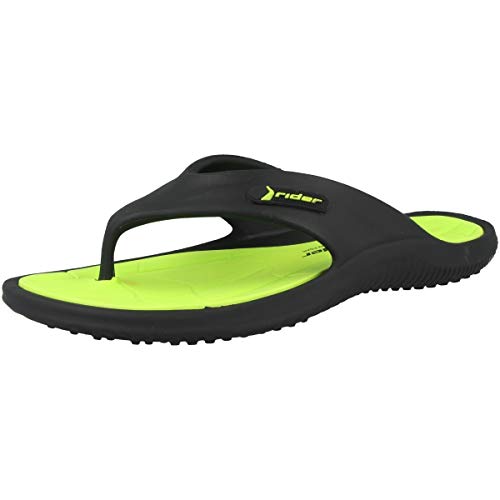 Rider Cape XIII Ad, Chanclas para Hombre, Multicolor Negro y Verde 8338 0, 41 EU