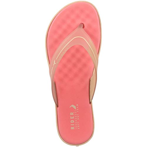 Rider Delta Fem, Chanclas Mujer, Multicolor Beige Transp Beige Rosa 9248 0, 38 EU