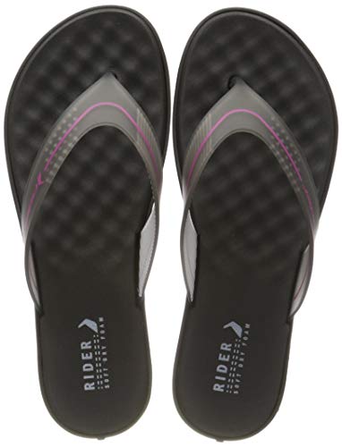 Rider Delta Fem, Chanclas Mujer, Multicolor Black Smoke 9245 0, 37 EU