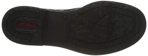 Rieker 51231, Botas Cortas al Tobillo Mujer, Negro 90, 38 EU