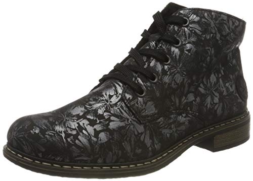 Rieker 51231, Botas Cortas al Tobillo Mujer, Negro 90, 38 EU