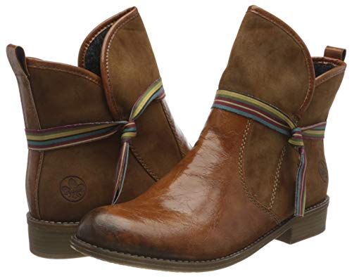 Rieker 727K9, Botas de Moda Mujer, Marrón 23, 42 EU