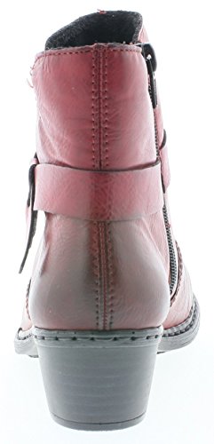 Rieker 75553, Botines Mujer, Rojo (Wine / 35), 37 EU