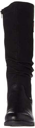 Rieker 93157, Botas Altas Mujer, Negro (Schwarz/Schwarz/Kastanie 00), 36 EU