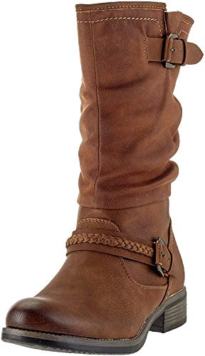 Rieker 98860, Botas Altas Mujer, Marrón (Nuss/Nuss 22), 36 EU