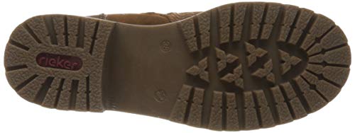 Rieker Herbst/Winter, Botines Mujer, Marrón (REH/Brown 24), 38 EU