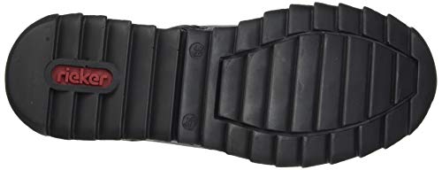 Rieker Herbst/Winter, Zapatillas Altas Mujer, Azul (Wine/Navy/Graphit/Brandy/Forest/Rot-Schwarz 37), EU