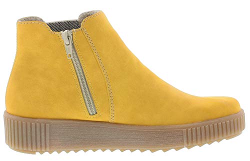 Rieker Mujer Botines Y6461, señora Botas Chelsea, Botas,Botas de Media caña,Botines,botín,Slip on,Botines de Invierno,Forrado,Honig,41 EU / 7.5 UK
