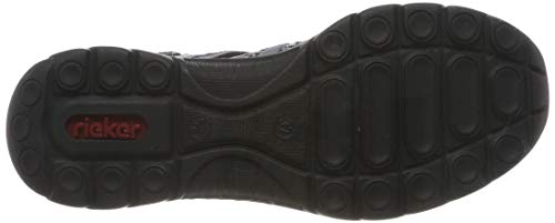 Rieker Mujer Sandalias de Vestir L32P8, señora Senderismo Sandalias al Aire Libre,Sandalias Deportivas,Pazifik/Adria/Denim / 14,37 EU / 4 UK