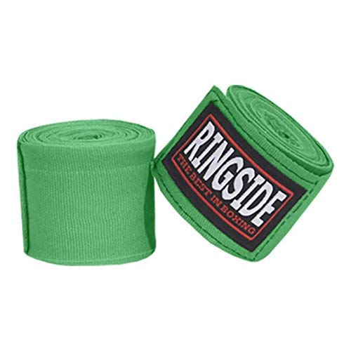 Ringside Par de vendas de boxeo estilo mexicano, color verde neón
