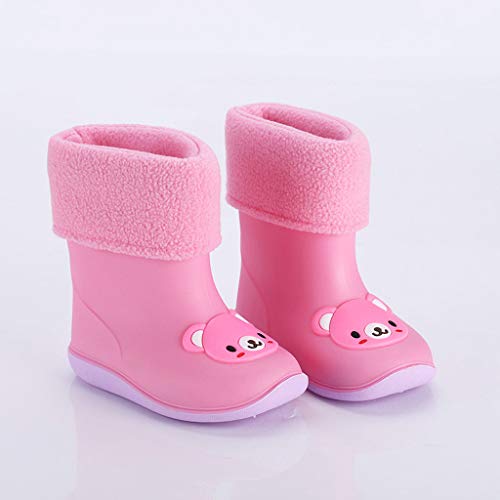 Riou Botas de Agua Unisex Niños Animal de Dibujos Animados Botas de Lluvia Zapatos Casuales Antideslizante Bebe Chicos Chicas Zapatos Calzado