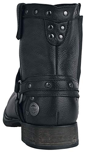 Rock Rebel by EMP Thunder Road Hombre Botas Negro EU43, Piel,