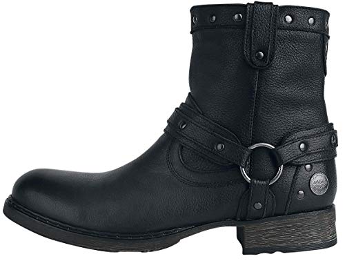 Rock Rebel by EMP Thunder Road Hombre Botas Negro EU43, Piel,