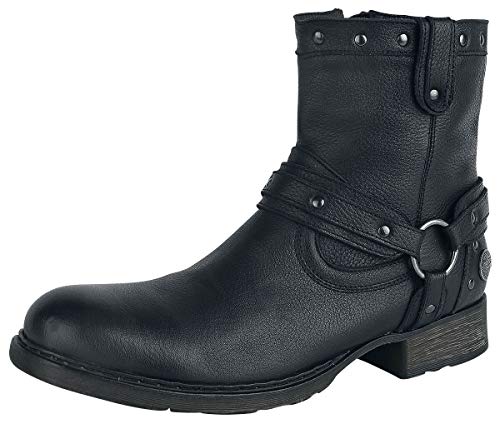 Rock Rebel by EMP Thunder Road Hombre Botas Negro EU43, Piel,