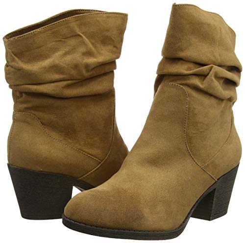 Rocket Dog Sassily, Botas Efecto Arrugado para Mujer, Tan C06, 8 EU