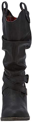 Rocket Dog Sidestep, Botas Camperas Mujer, Black, 38 EU