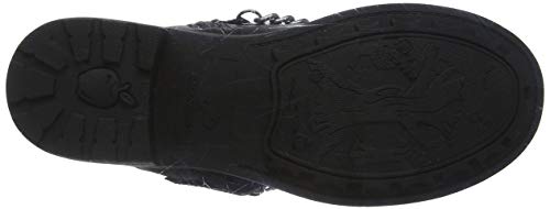 Rocket Dog Tavin, Botas Efecto Arrugado para Mujer, Negro (Black A00), 39 EU