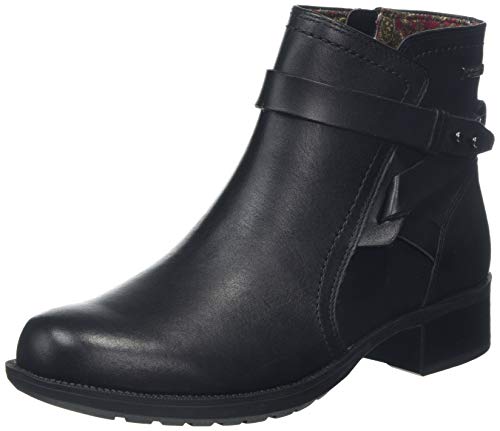 Rockport Copley Waterproof Strap Boot, Botines Mujer, Negro (Black 001), 41 EU