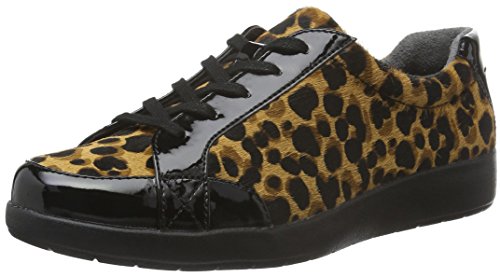 Rockport Devona DELAIRE, Zapatos de Cordones Derby Mujer, Leopardo, 38.5 EU
