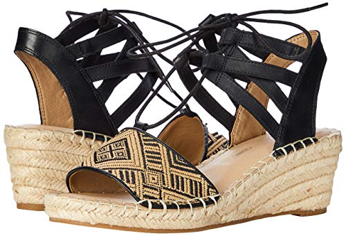 Rockport Marah Lace Sandal, Sandalias con Plataforma Mujer, Negro 002, 41 EU