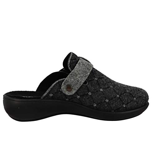 Romika Ibiza Home 307, Zapatillas de Estar por casa Mujer, Gris (Anthrazit 154 700), 40 EU