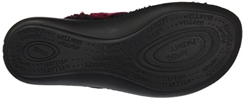 Romika Ibiza Home 316, Zapatillas de Estar por casa Mujer, Rojo Bordo 403, 37 EU