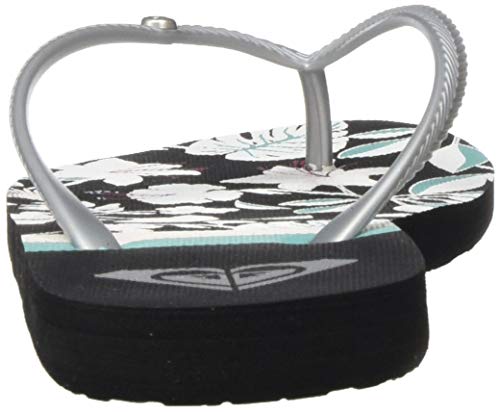 Roxy Bermuda Print, Zapatos de Playa y Piscina para Mujer, Multicolor (Black/Blue Bkb), 39 EU