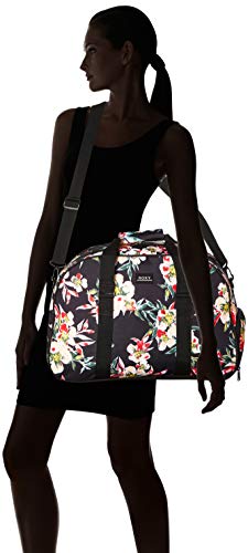 Roxy Feel Happy, Bolsa de deporte o de viaje. para Mujer, Color gris antracita Wonder Garden S, X-Large