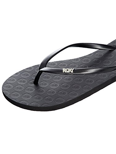 Roxy (ROY11) Viva-Flip-Flops For Women, Zapatos de Playa y Piscina para Mujer, Black Black, 38 EU