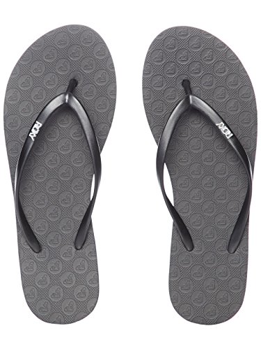 Roxy (ROY11) Viva-Flip-Flops For Women, Zapatos de Playa y Piscina para Mujer, Black Black, 38 EU