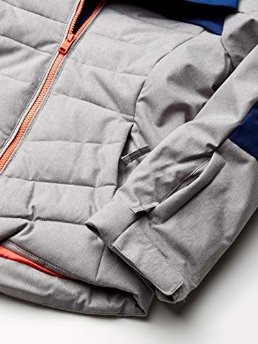 ROXY Snow Big Bamba Girl Jacket, Heather Grey, 12/L