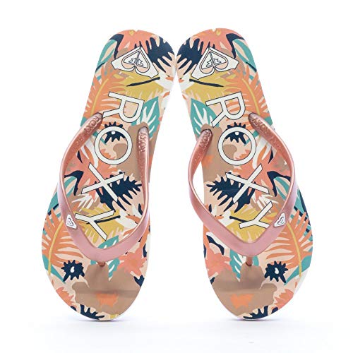 Roxy Tahiti, Zapatos de Playa y Piscina para Mujer, Rosa (Rose Gold Rsg), 37 EU