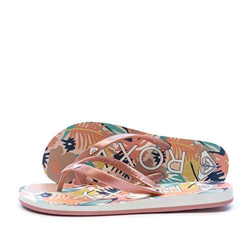 Roxy Tahiti, Zapatos de Playa y Piscina para Mujer, Rosa (Rose Gold Rsg), 37 EU