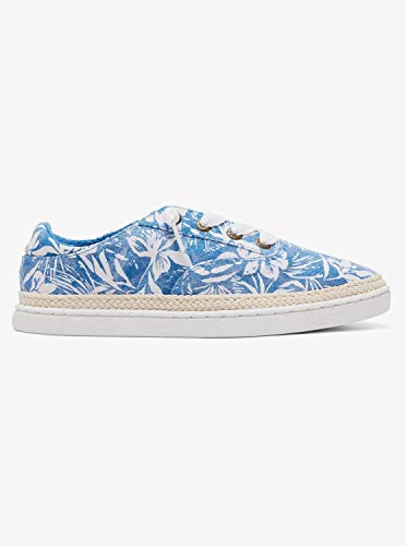 Roxy Talon Slip On Sneaker Shoe, Zapatillas Deportivas. para Mujer, C Azul y Blanco, 35 EU