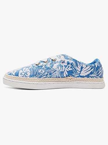 Roxy Talon Slip On Sneaker Shoe, Zapatillas Deportivas. para Mujer, C Azul y Blanco, 35 EU