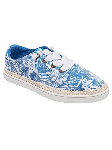 Roxy Talon Slip On Sneaker Shoe, Zapatillas Deportivas. para Mujer, C Azul y Blanco, 35 EU