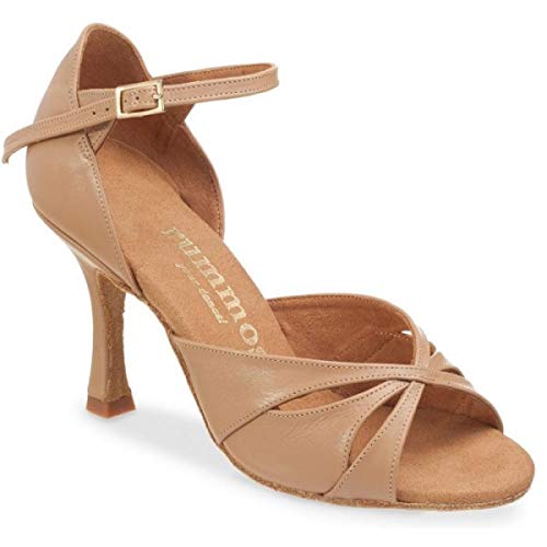 Rummos Mujeres Zapatos de Baile R385 246 - Material: Cuero - Color: Beige - Anchura: Normal - Tacón: 70R Flare - Talla: EUR 40